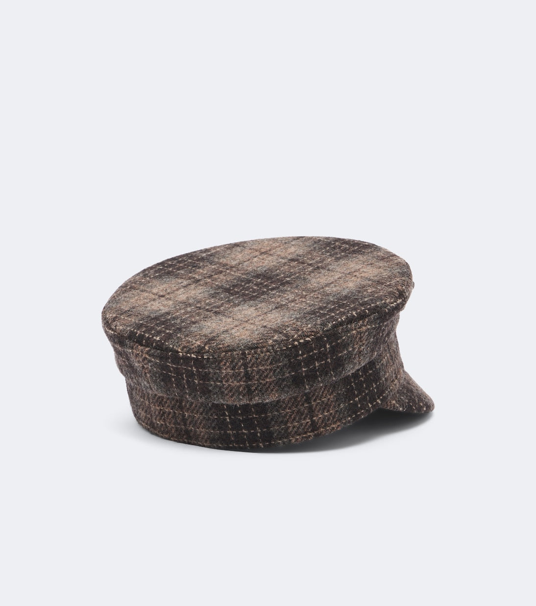 Ruslan Baginskiy - Logo checked wool newsboy cap