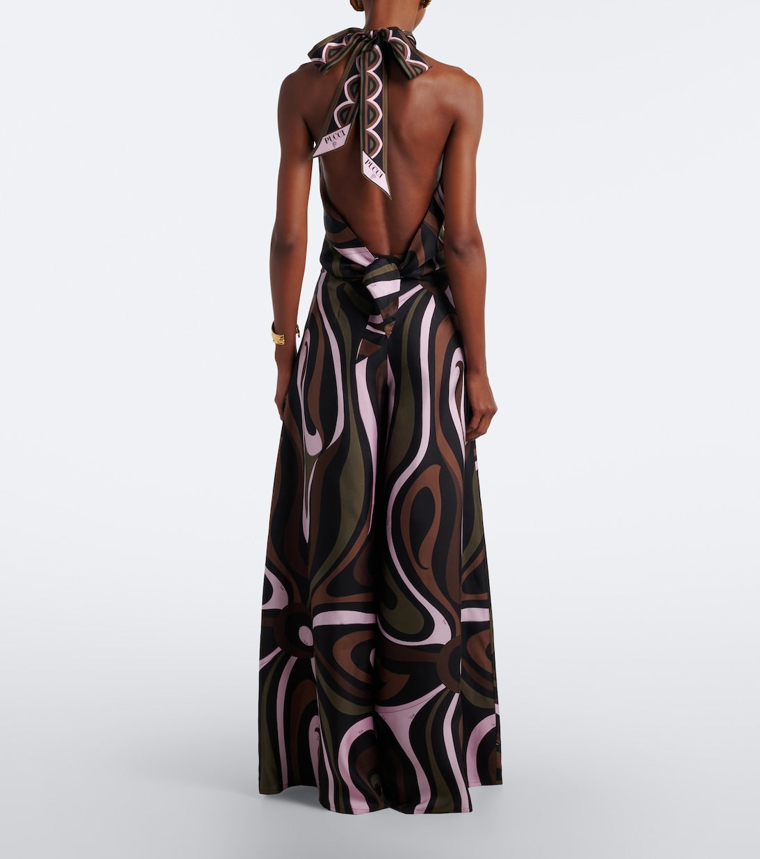 Pucci - Marmo silk palazzo pants