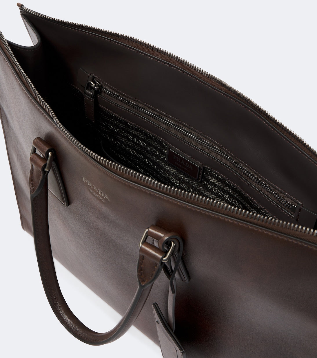 Prada - Leather briefcase