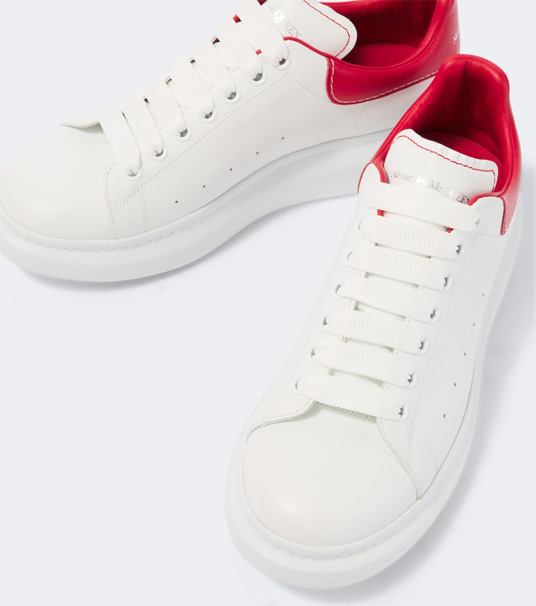 McQueen - Oversized leather sneakers