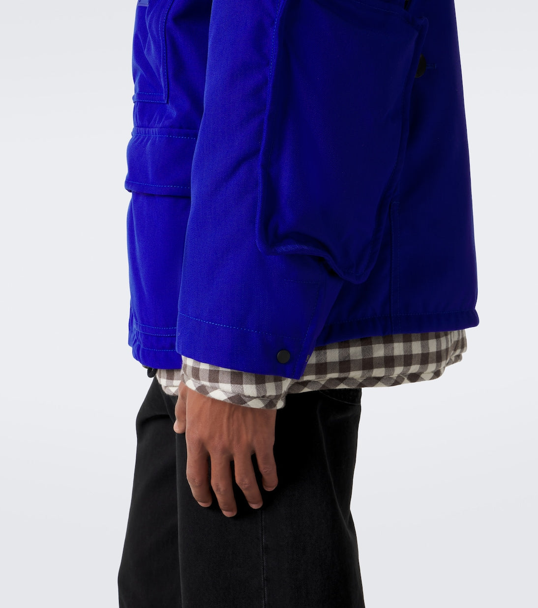 Loewe - Layered leather-trimmed jacket