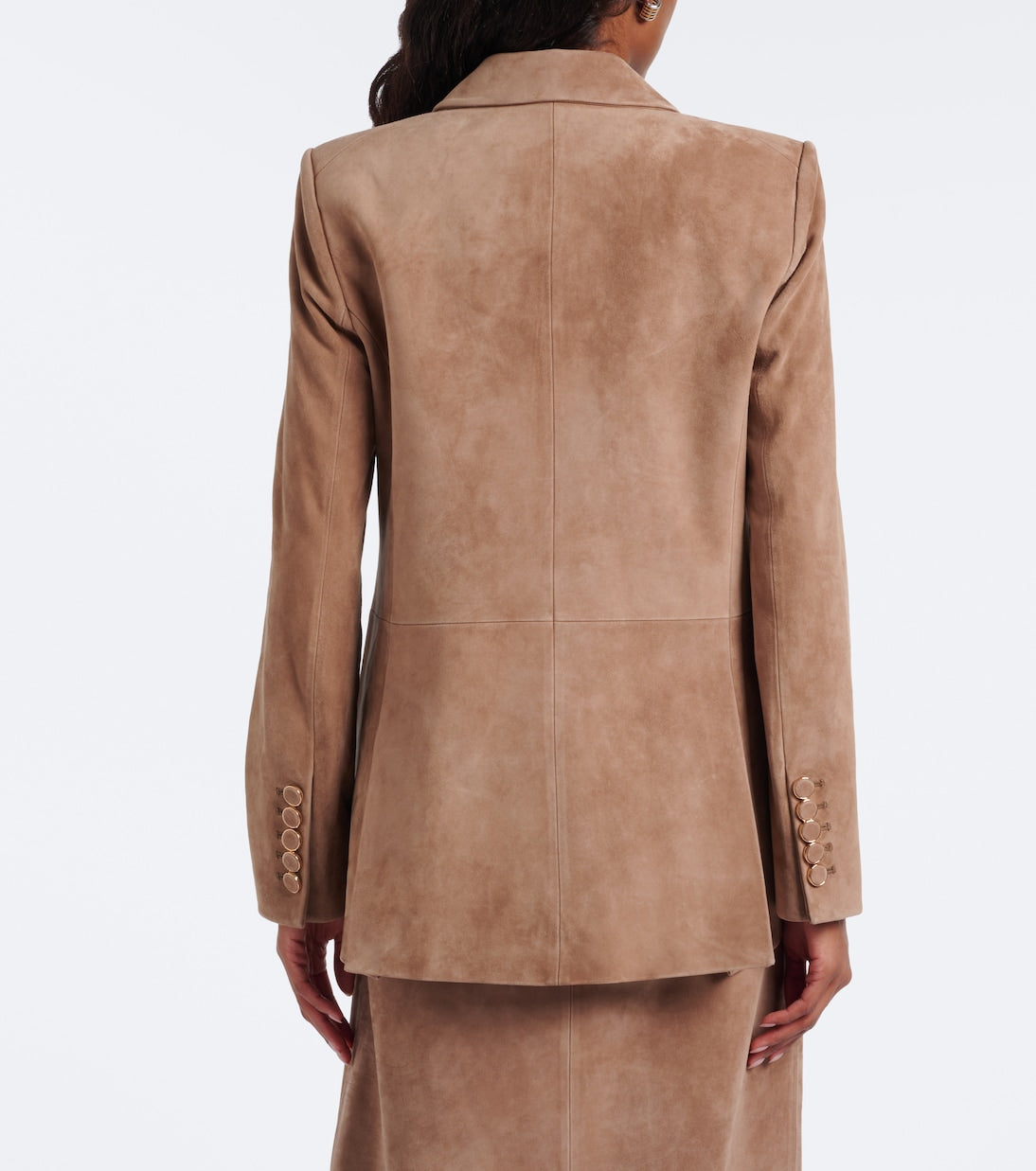 Veronica Beard - Oria double-breasted suede jacket
