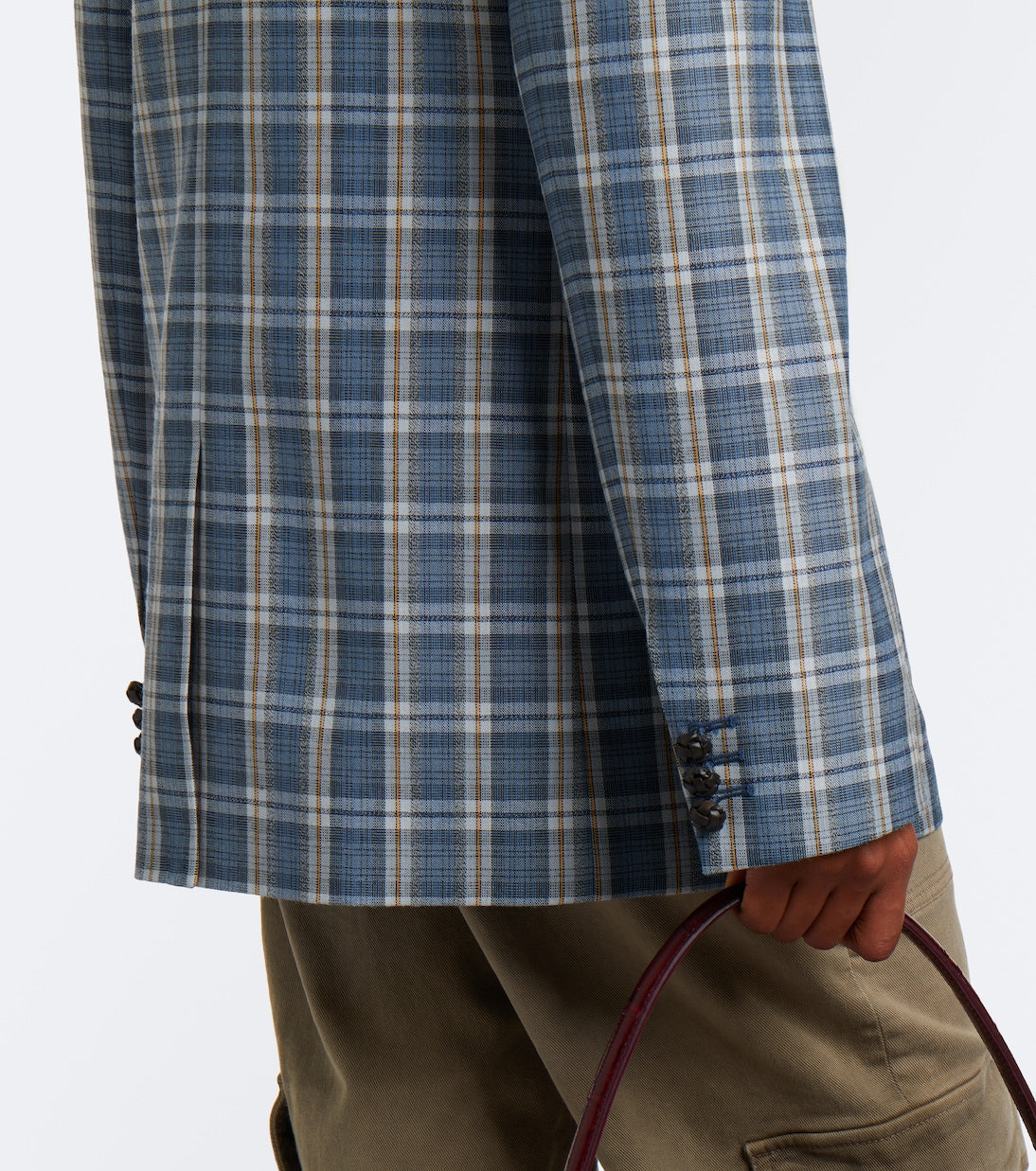 Acne Studios - Plaid wool mouliné blazer