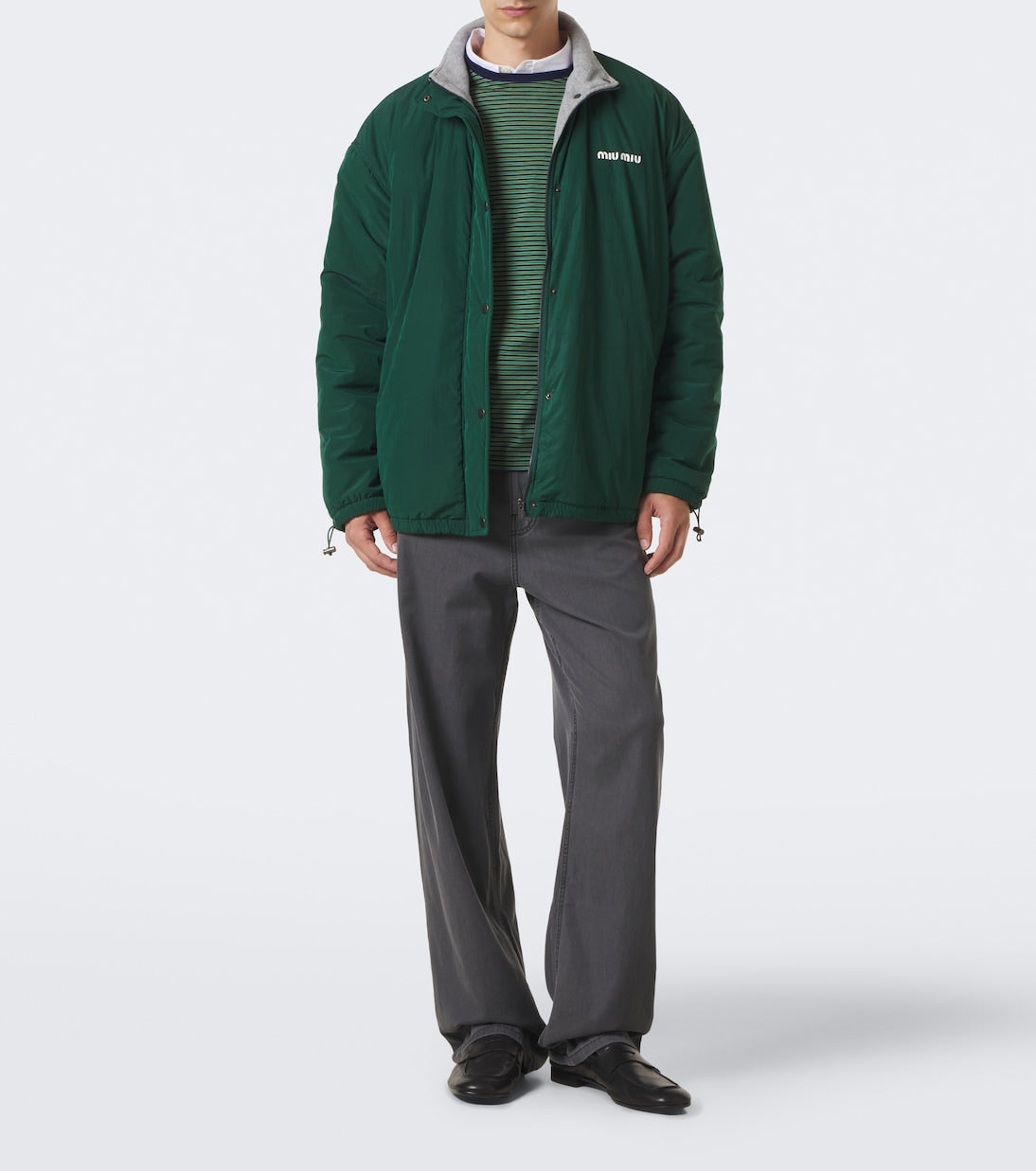Miu Miu - Logo technical jacket