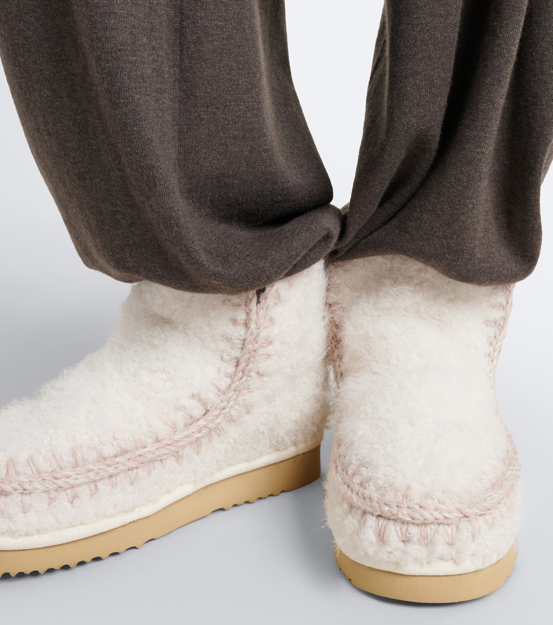 Mou - 18 shearling ankle boots