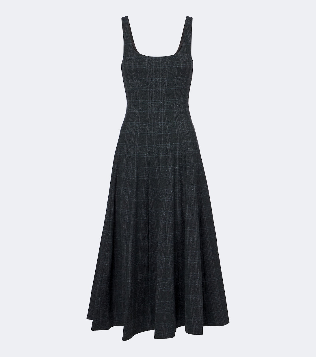 Staud - Wells checked midi dress