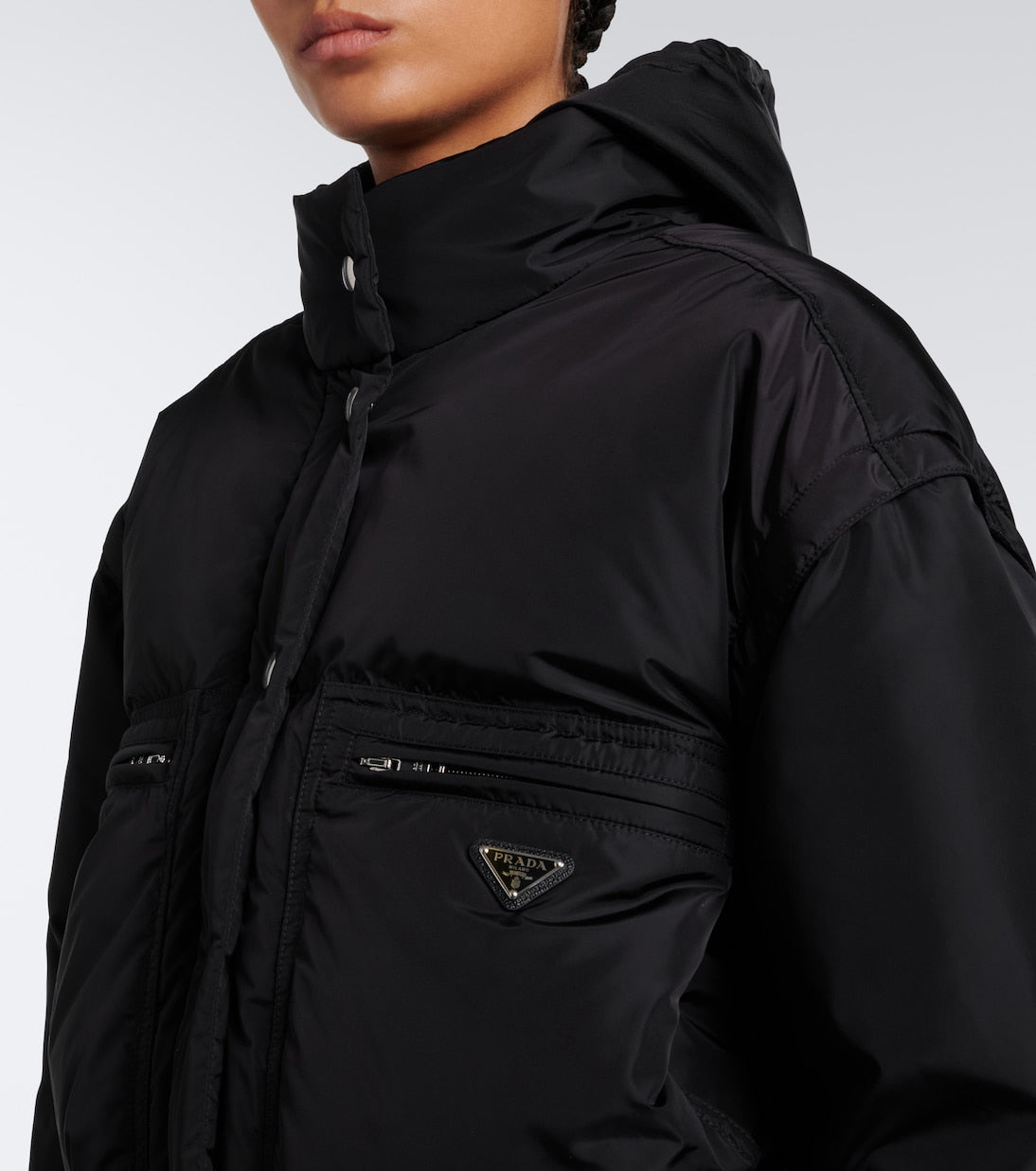 Prada - Re-Nylon cropped down jacket