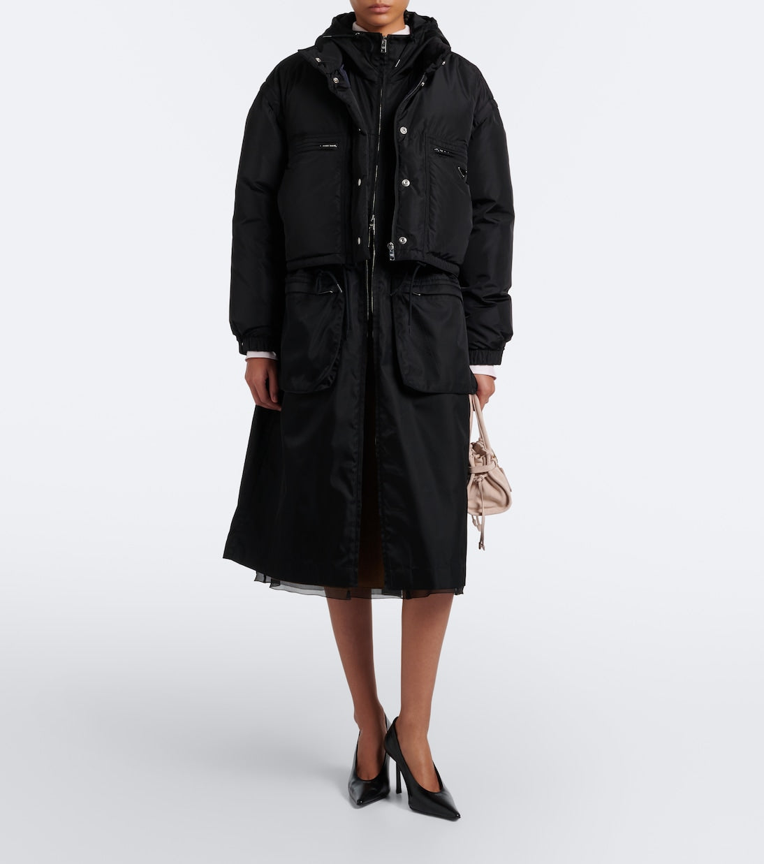 Prada - Re-Nylon cropped down jacket
