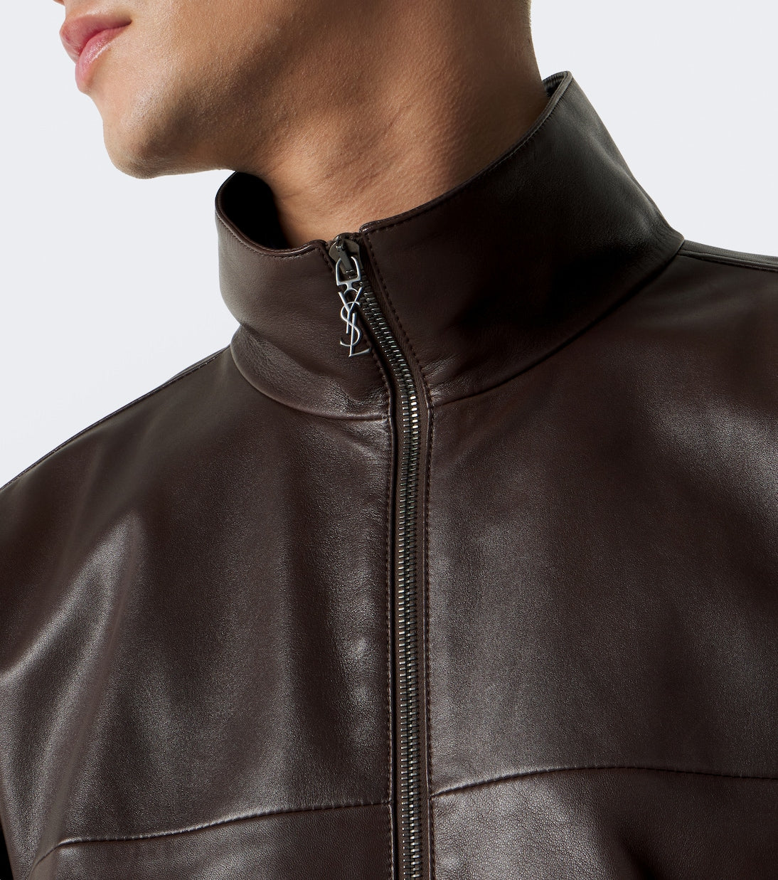 Saint Laurent - Leather blouson jacket