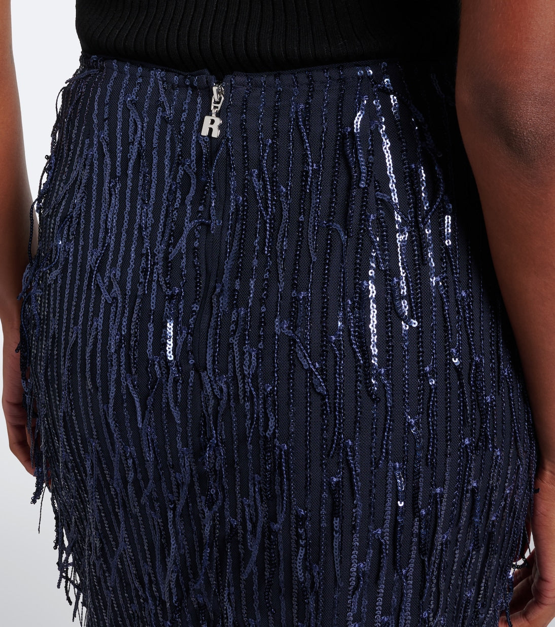 Rotate - Sequined midi skirt
