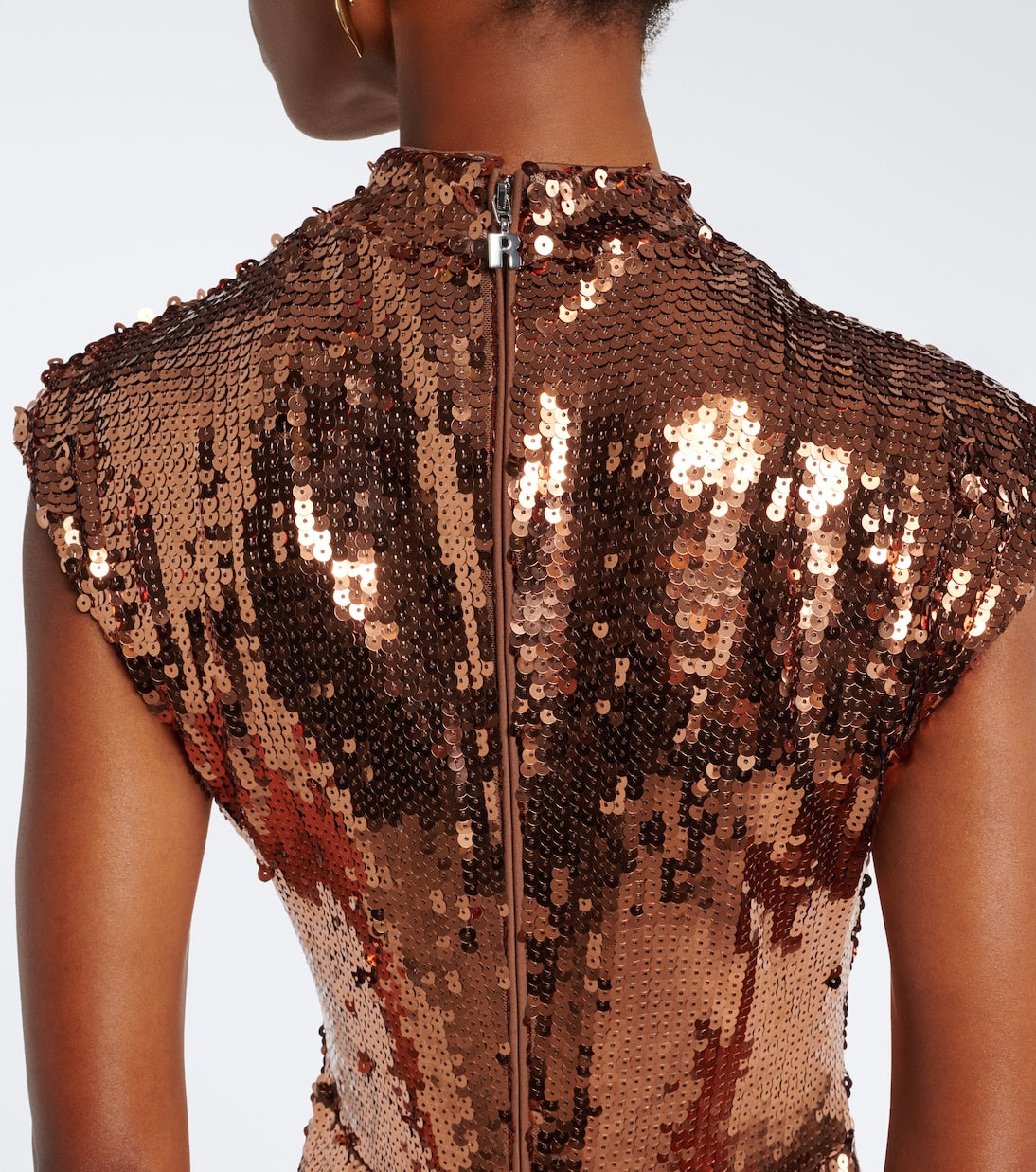 Rotate - Draped sequined gown