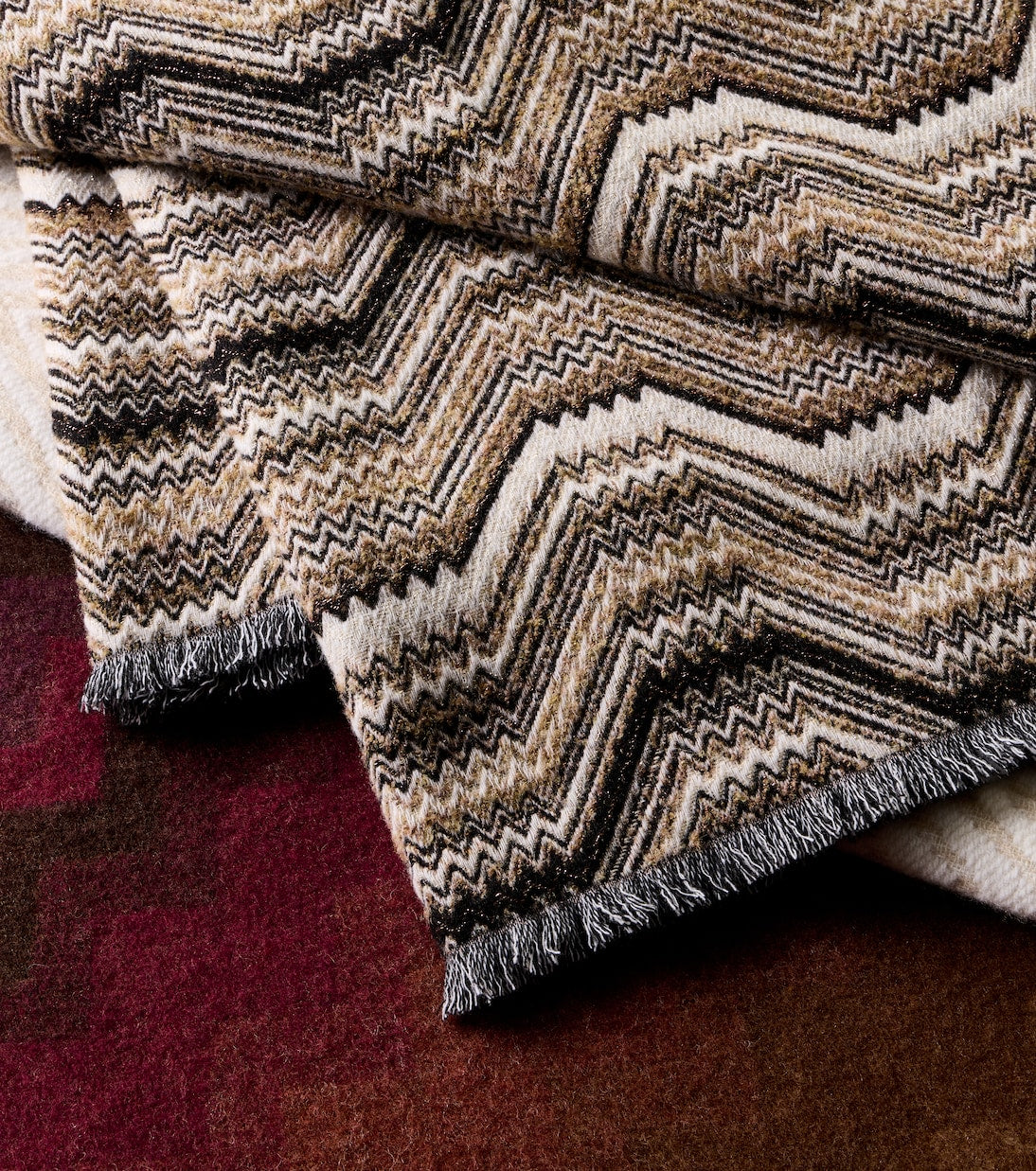 Missoni - Merano Zigzag wool-blend throw