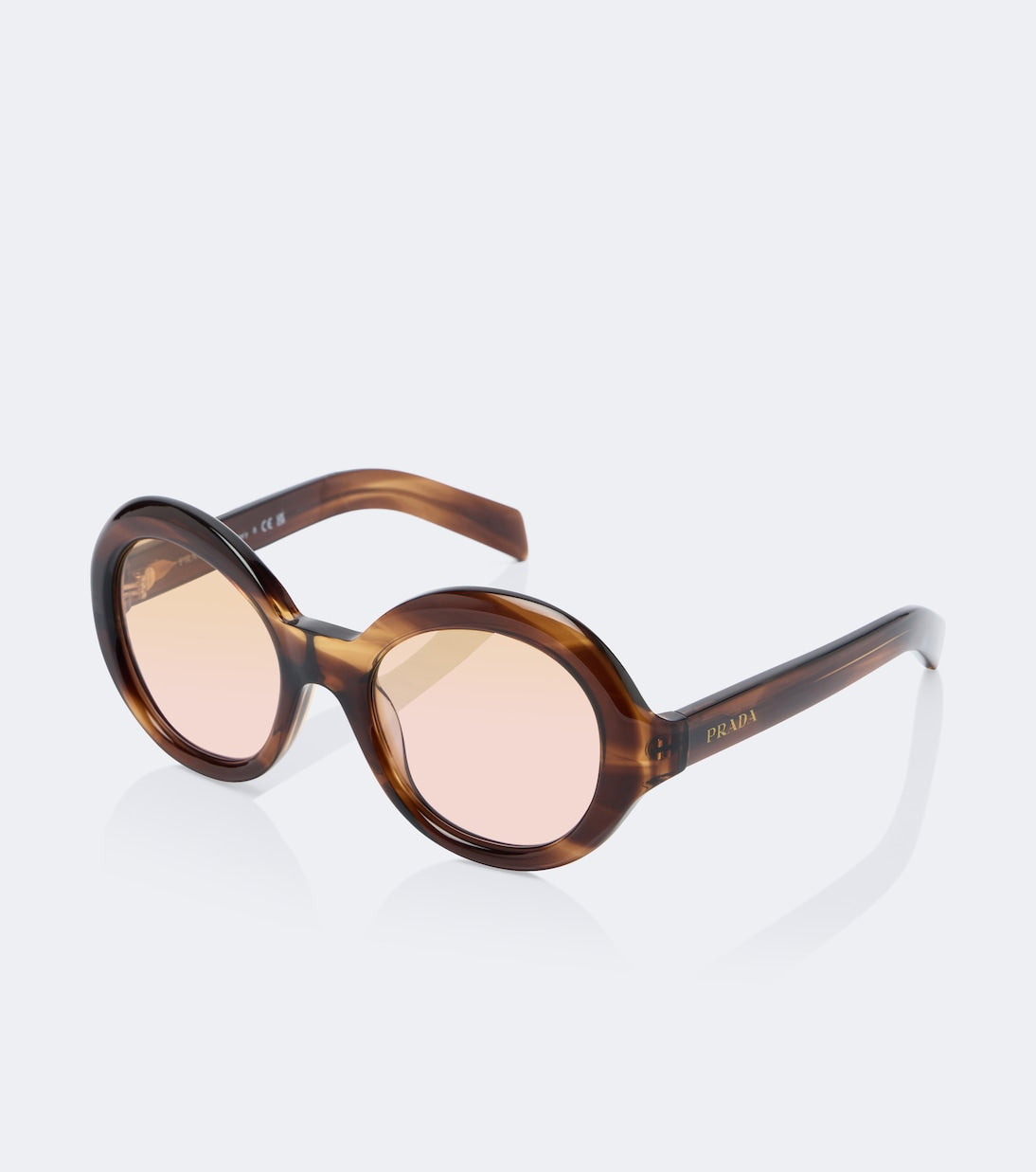 Prada - Shadowplay round sunglasses