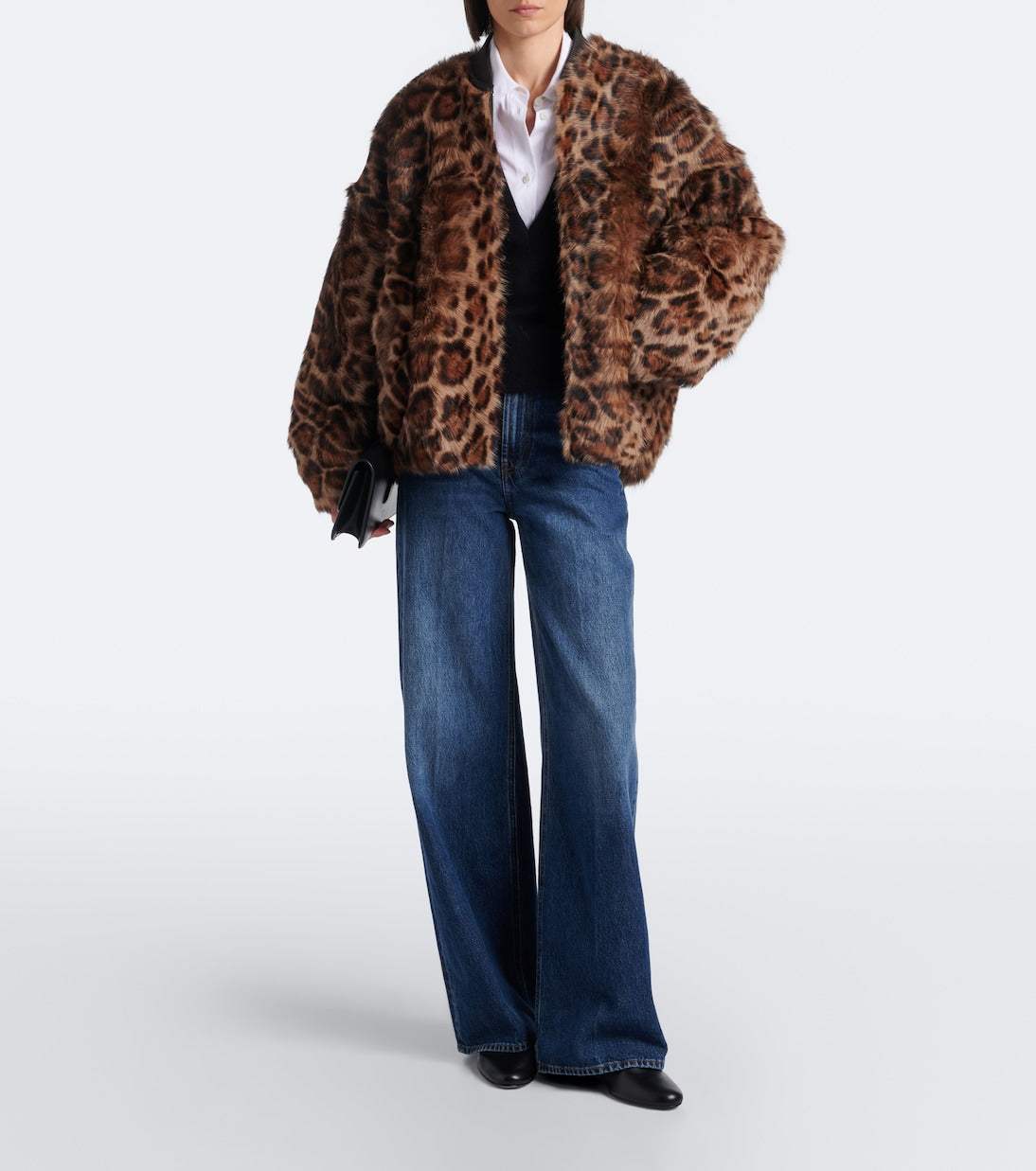 Arma - Violet reversible shearling bomber jacket