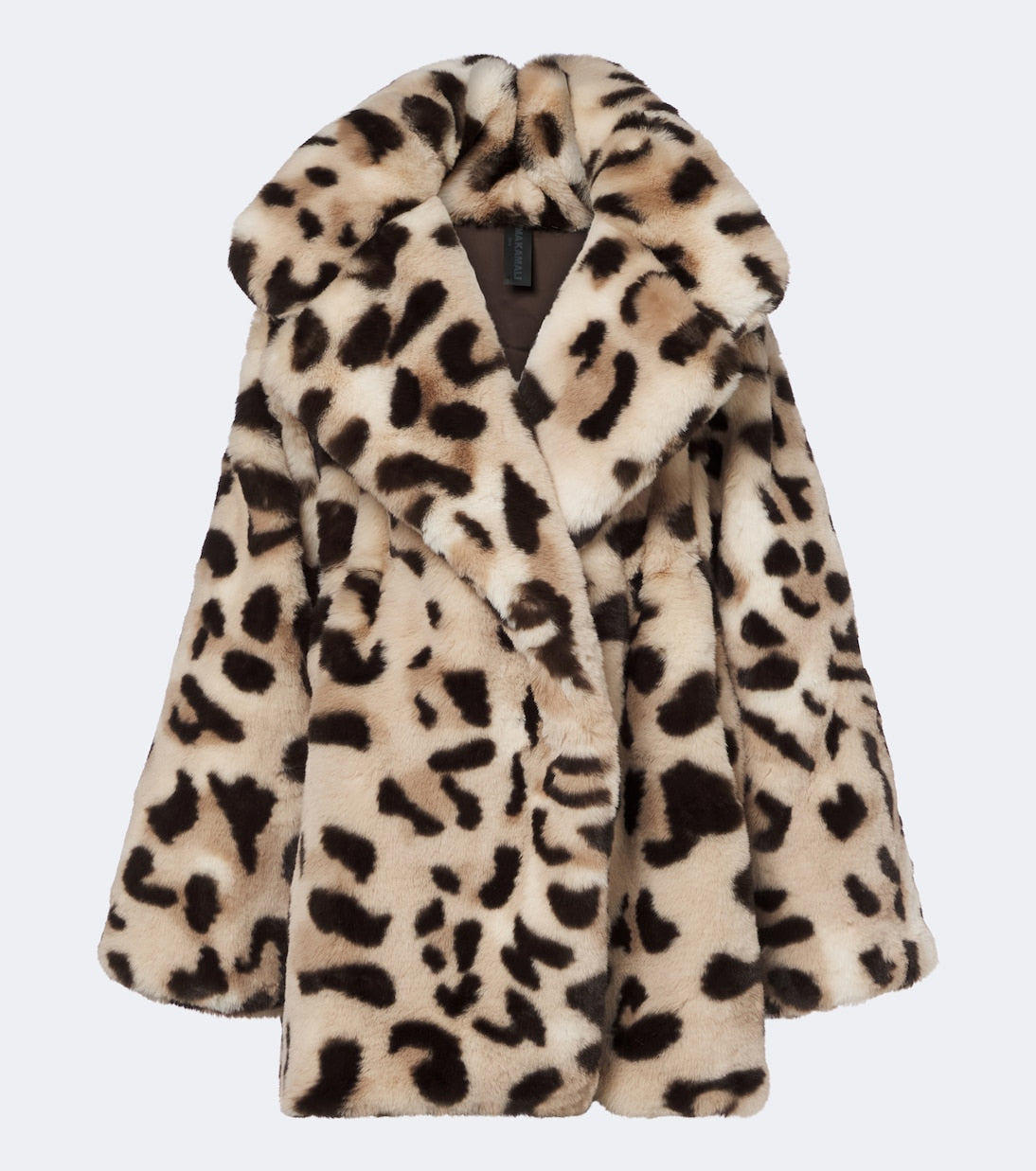Norma Kamali - Oversized leopard-print car coat