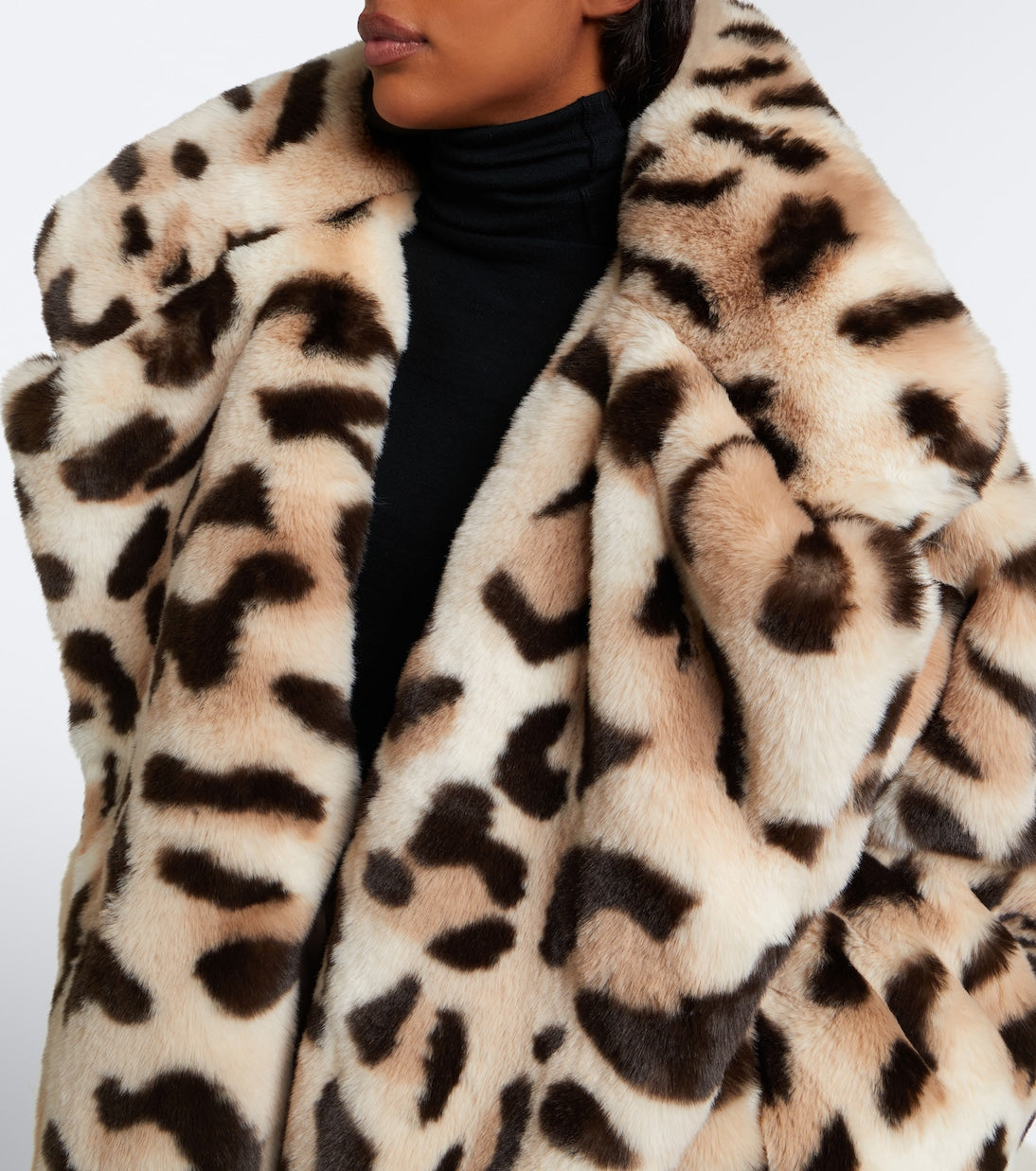 Norma Kamali - Oversized leopard-print car coat