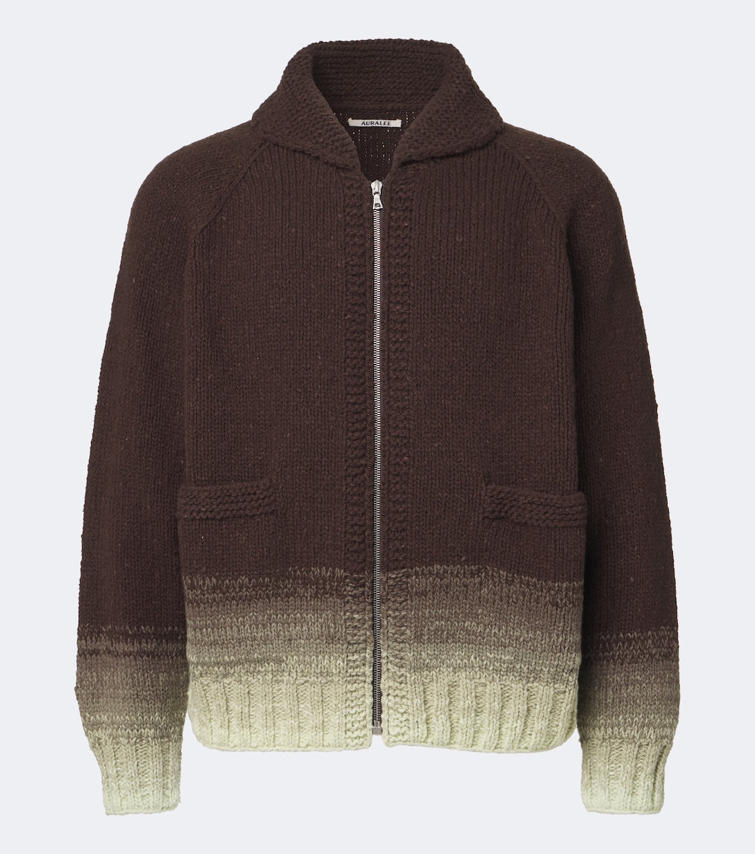 Auralee - Ombré wool cardigan