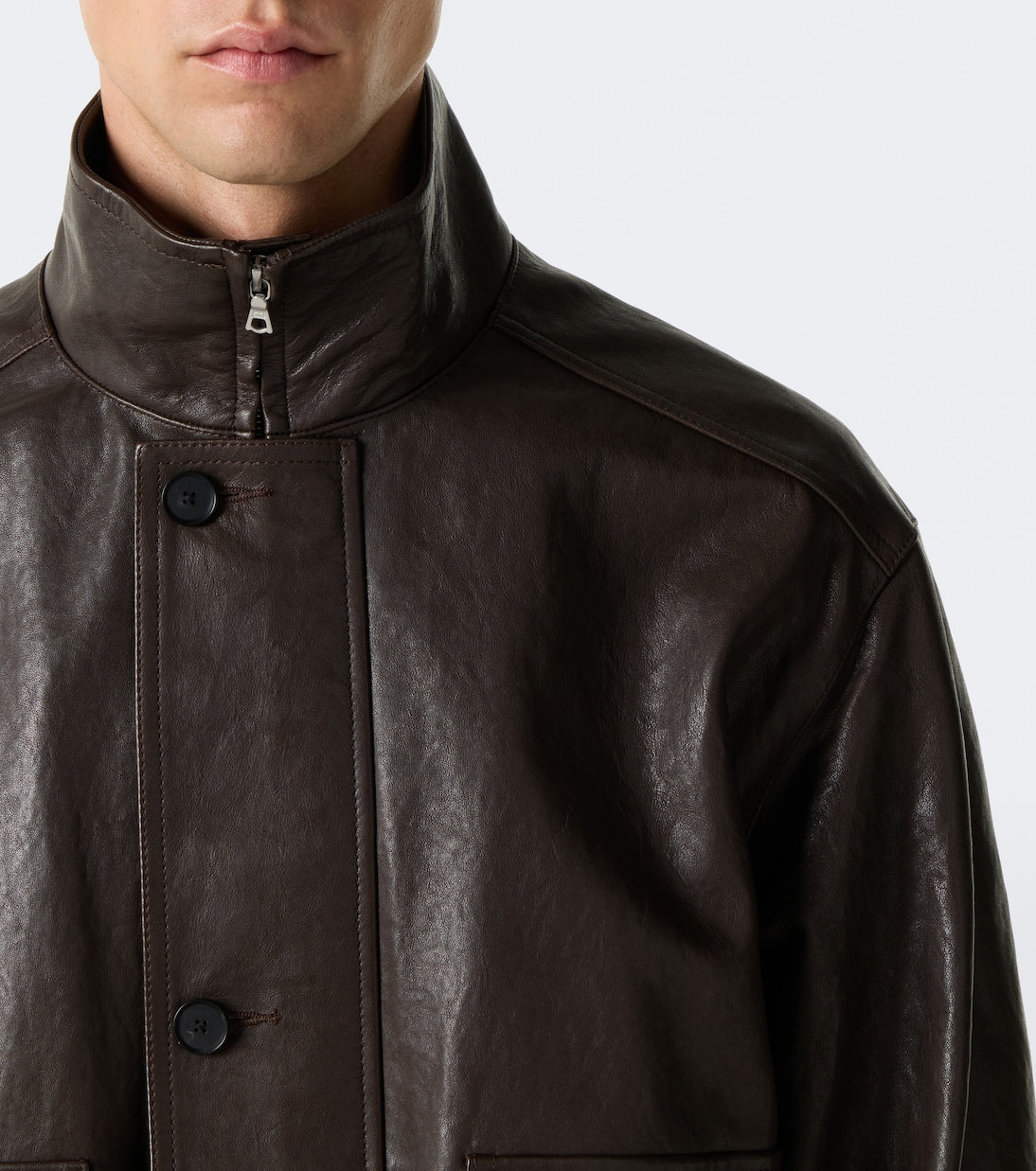 Auralee - Leather jacket