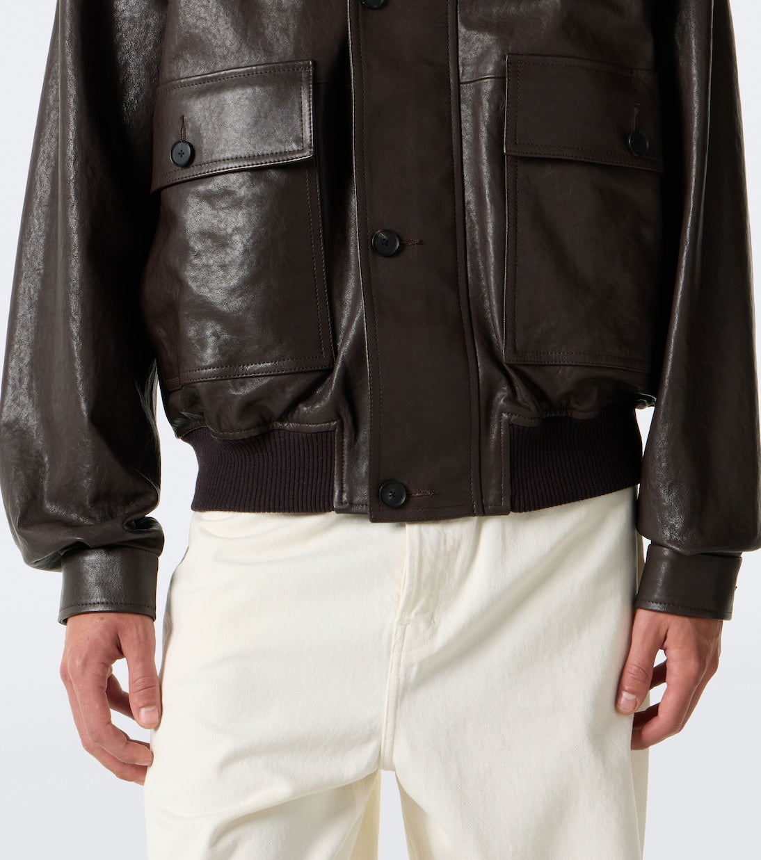 Auralee - Leather jacket