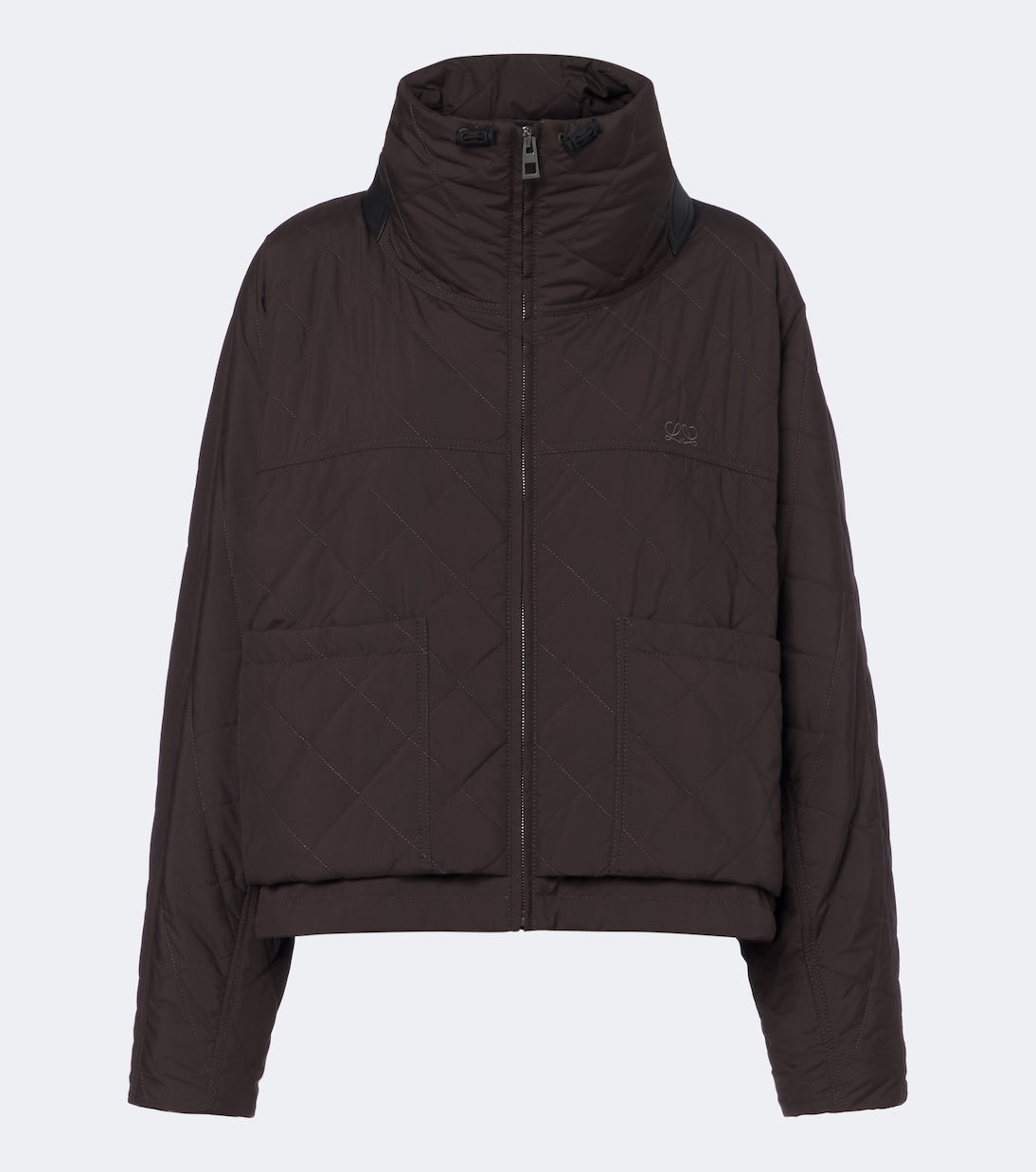 Loewe - Double L quilted cropped jacket