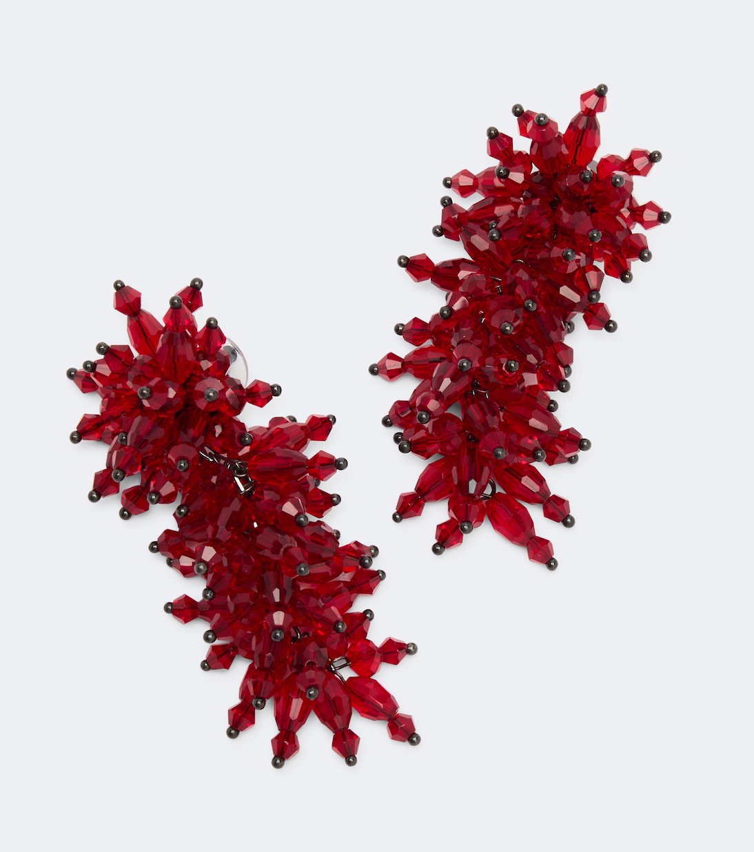 Self-Portrait - Embellished drop earrings