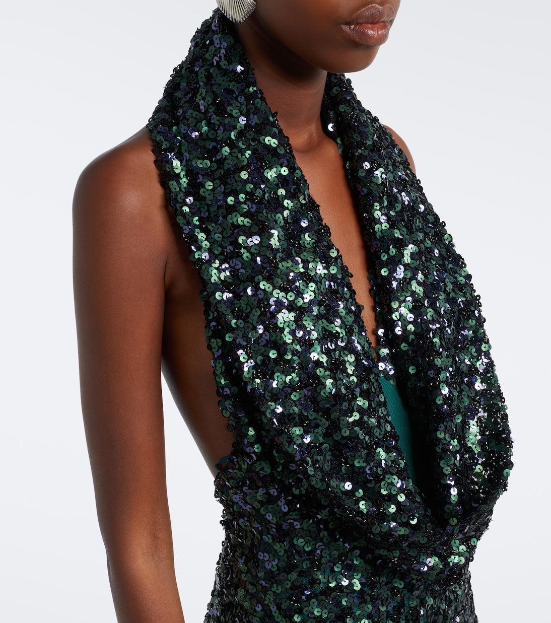 Christopher Esber - Sequined halterneck gown