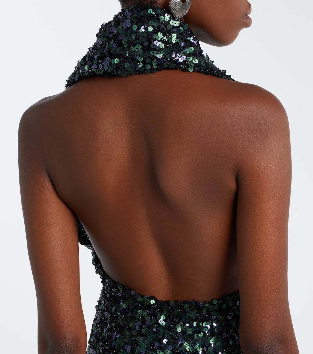Christopher Esber - Sequined halterneck gown