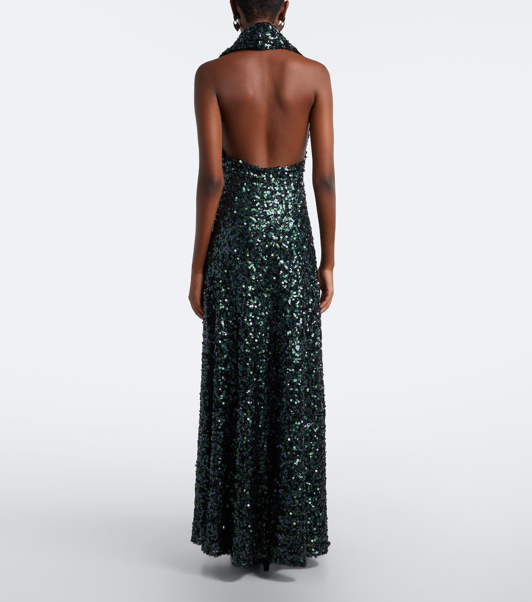 Christopher Esber - Sequined halterneck gown