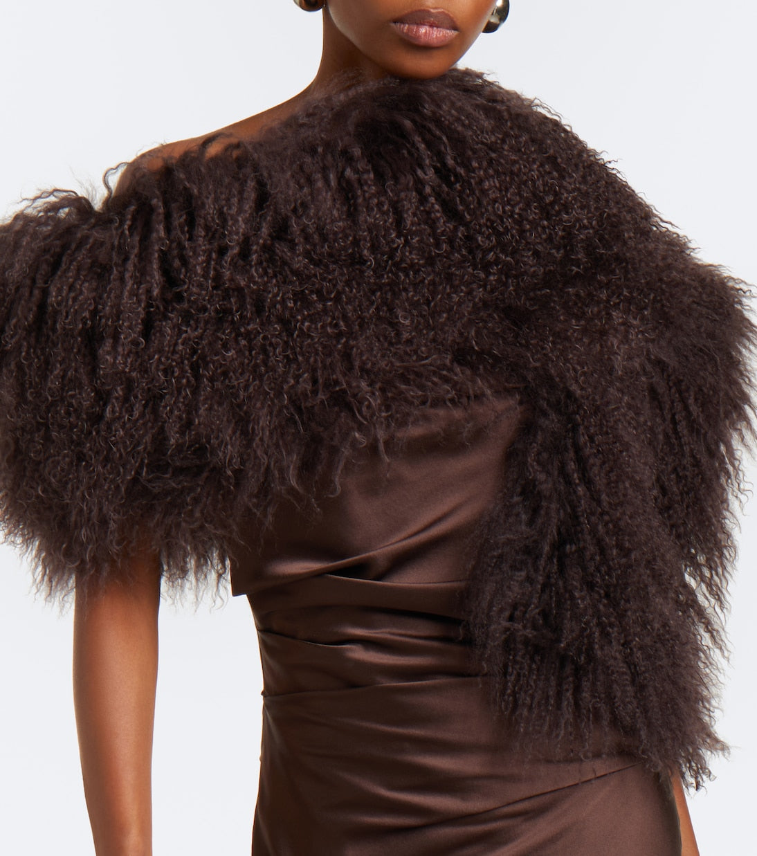 De La Vali - Zeraphine shearling scarf