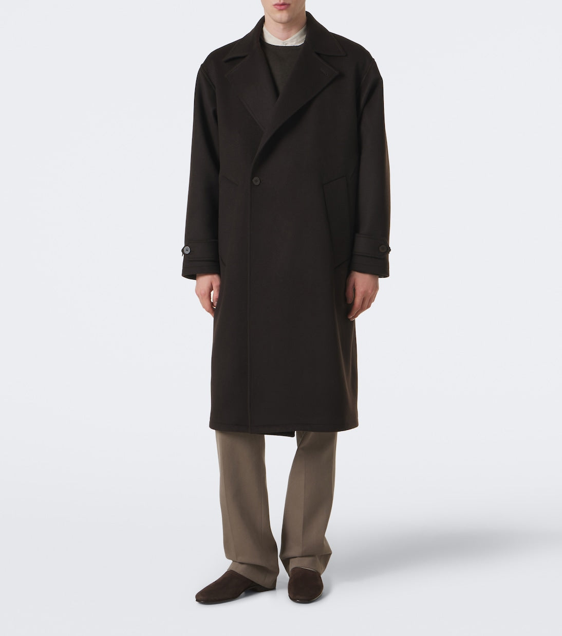 Stòffa - Double-breasted cashmere coat
