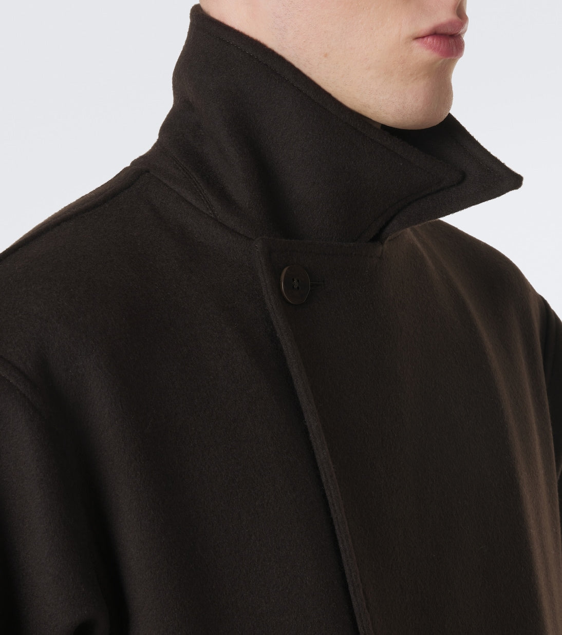 Stòffa - Double-breasted cashmere coat