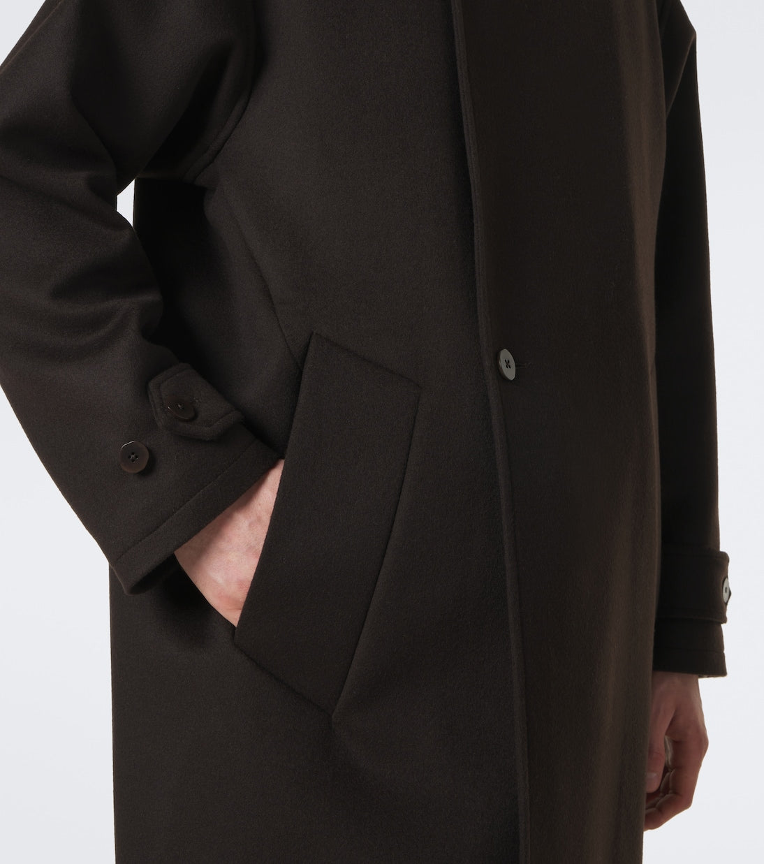 Stòffa - Double-breasted cashmere coat