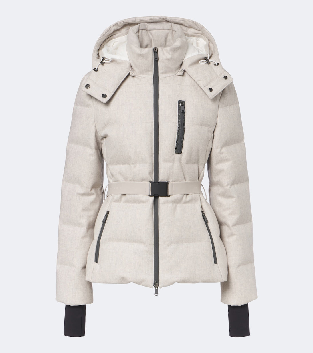 Brunello Cucinelli - Belted virgin wool down ski jacket