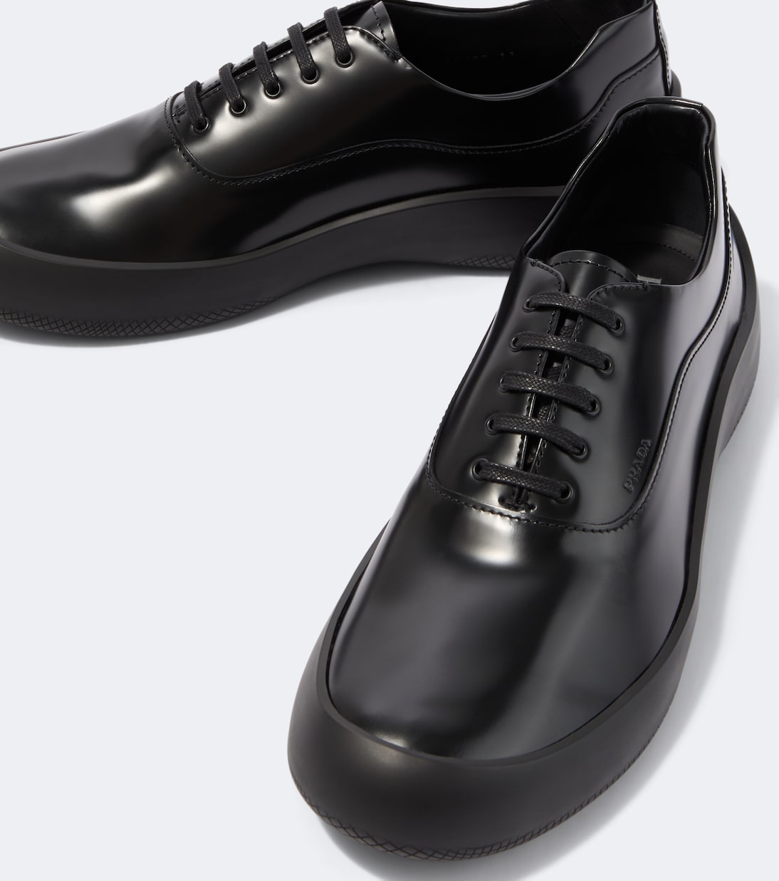 Prada - Leather sneakers