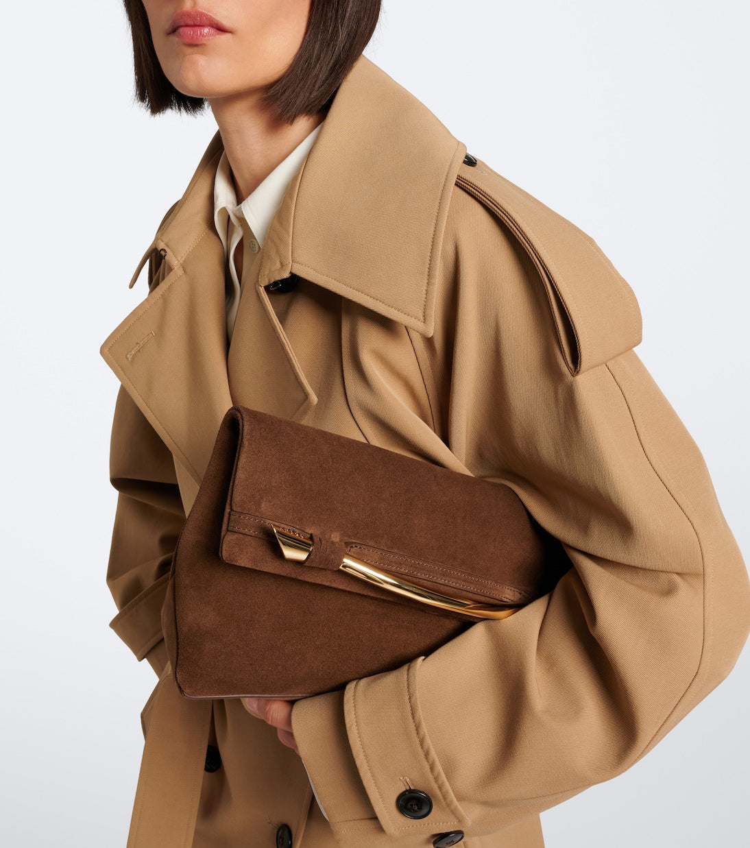 Amanu - Egypt suede clutch