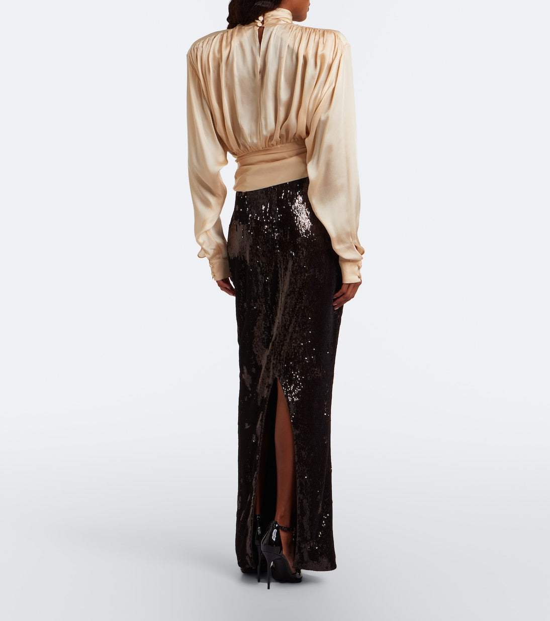 Balmain - Sequined maxi skirt
