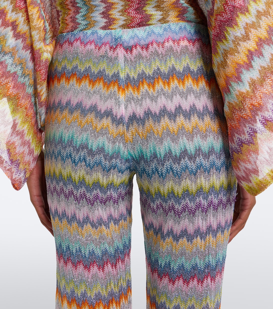 Missoni - Lamé flared pants