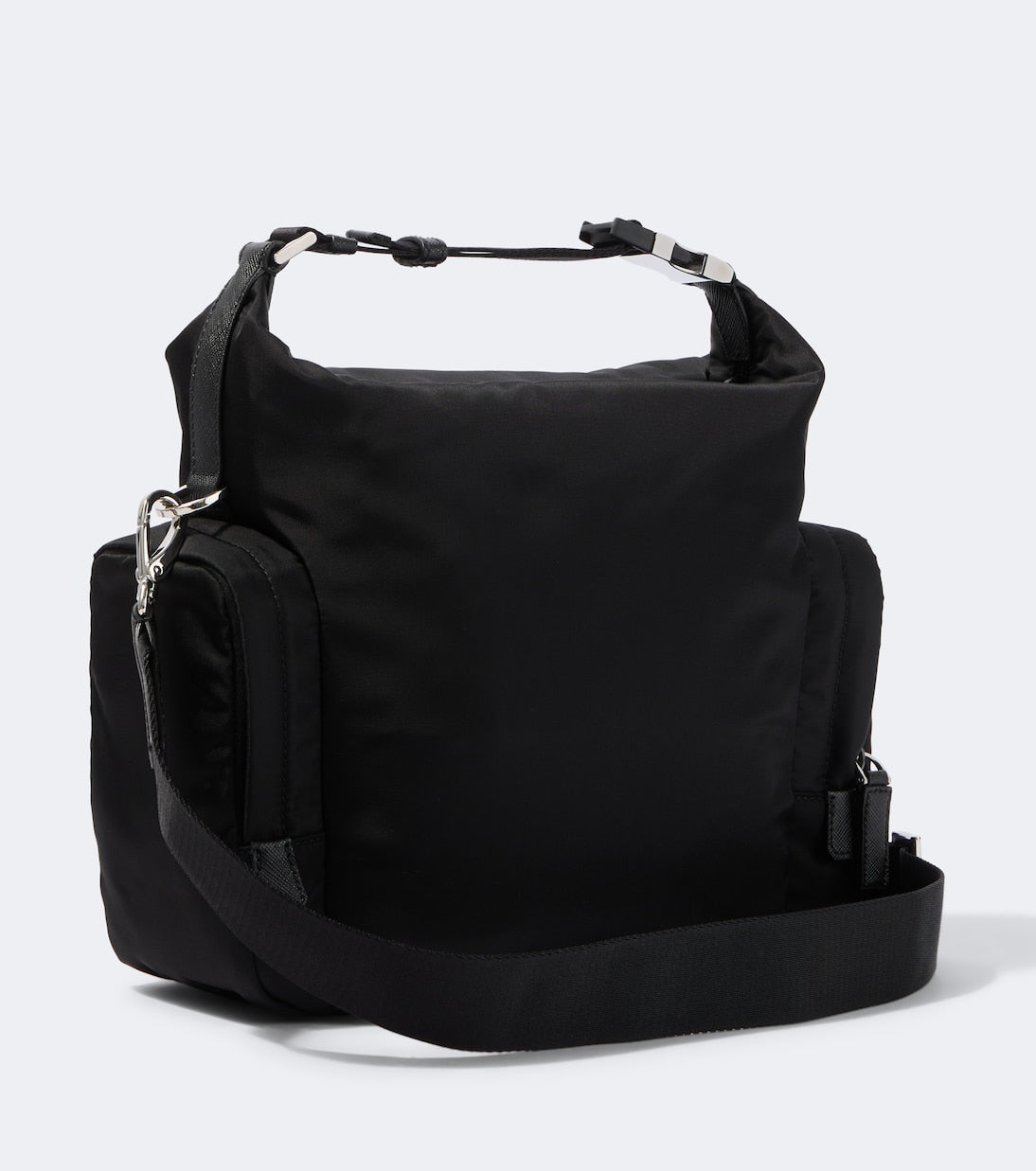 Prada - Re-Nylon leather-trimmed shoulder bag