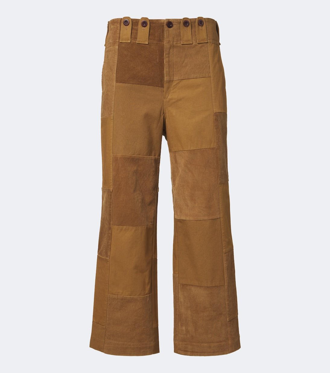 Junya Watanabe - Patchwork cotton wide-leg pants