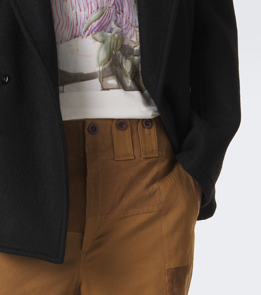 Junya Watanabe - Patchwork cotton wide-leg pants