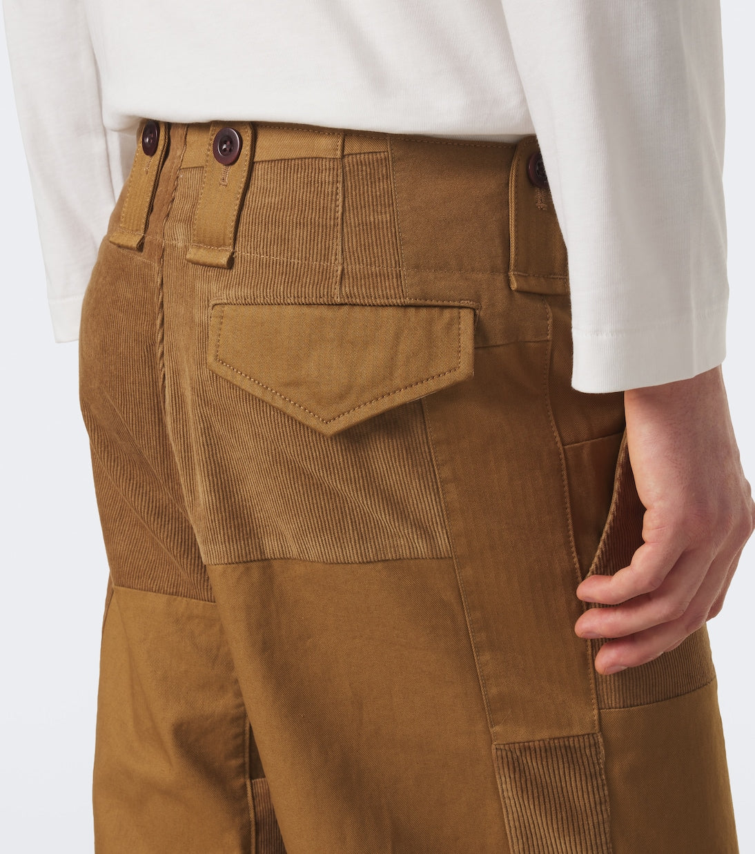 Junya Watanabe - Patchwork cotton wide-leg pants