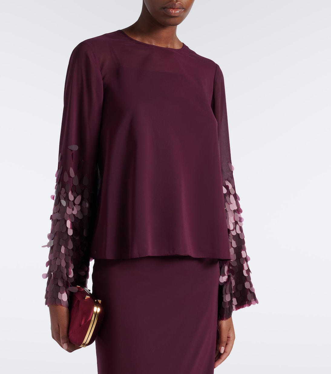 Joseph - Ariane sequined chiffon top