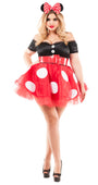 Plus Size Coquette Mouse Costume