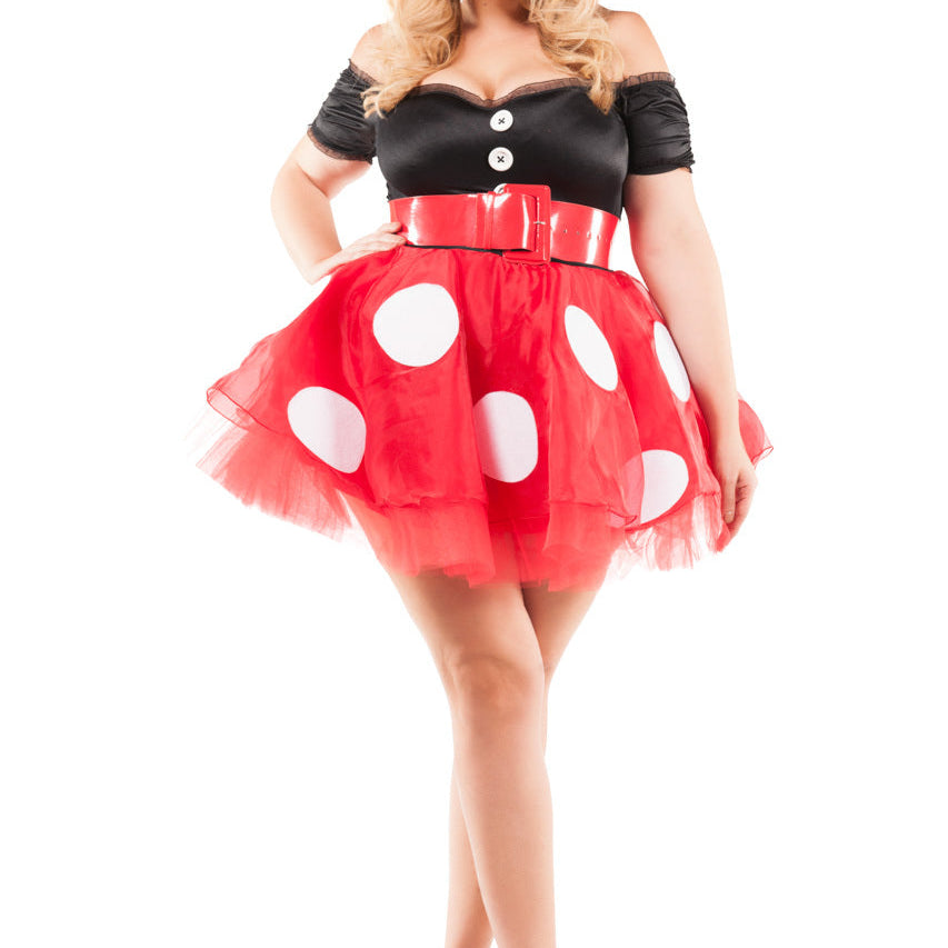 Plus Size Coquette Mouse Costume