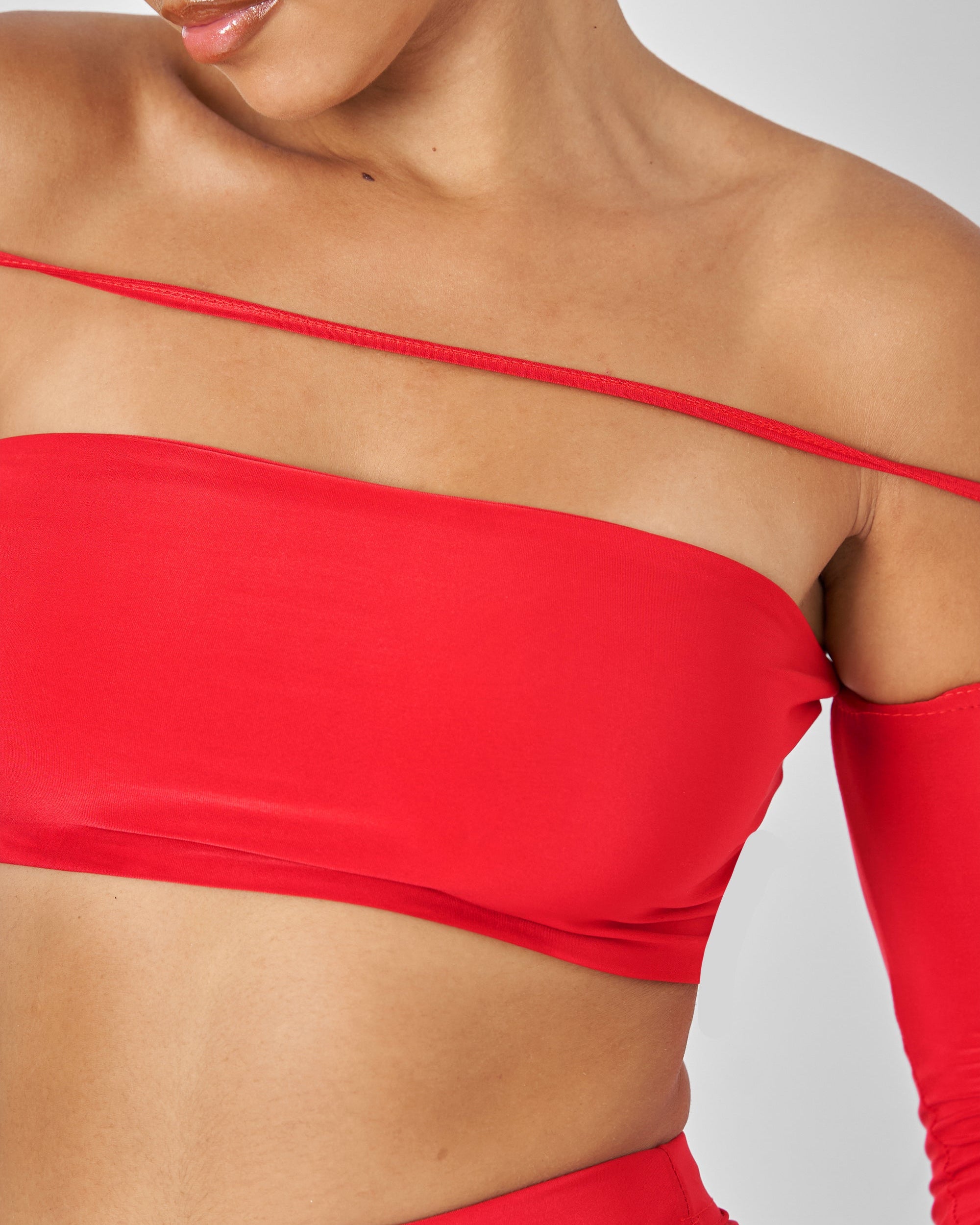 Public Desire Bardot Strappy Top Co-ord in Red