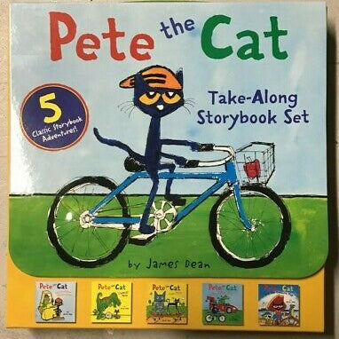 Pete the Cat Take-Along Storybook Set: 5-Book 8x8 Set