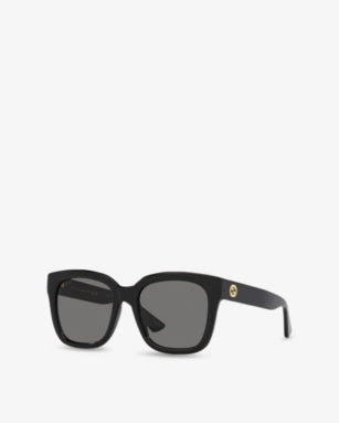 GUCCI GG1338S Rectangle-Frame Injected Sunglasses
