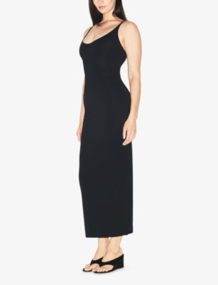 SKIMS Skimpy Scoop-Neck Stretch-Modal Maxi Dress