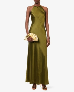 REFORMATION Jeany Silk Maxi Dress