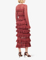 ZIMMERMANN Lace Frill Knit Maxi Dress